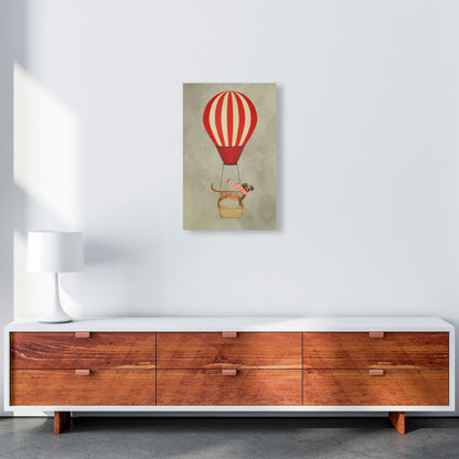 Avelena | Dackel mit Luftballon Kunstdruck Von Coco Deparis