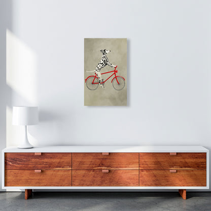 Avelena | Dalmatinischer Auf Fahrrad Kunstdruck Von Coco Deparis