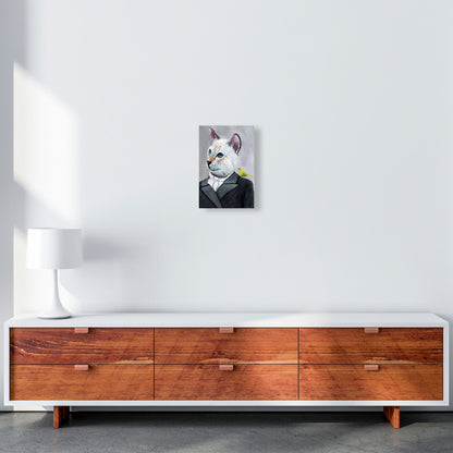 Avelena | Katze mit Vogel Kunstdruck