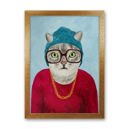 Avelena | Katze Rapper Kunstdruck