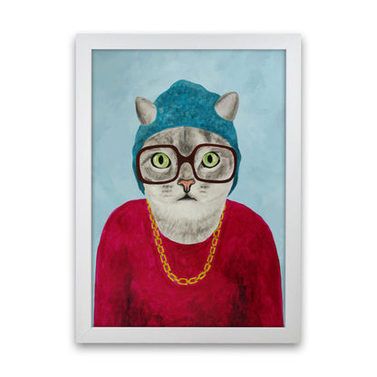 Avelena | Katze Rapper Kunstdruck