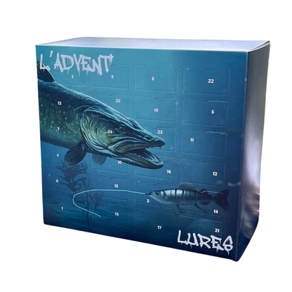 Avelena | Adventskalender für Angler | 24 Überraschungen | Hochwertige Angelköder | Sofort Einsatzbereit