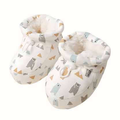 Avelena | Baby Winterstiefel mit Fell | Weich & Warm | Rutschfeste Sohle | 0–18 Monate | Verschiedene Designs