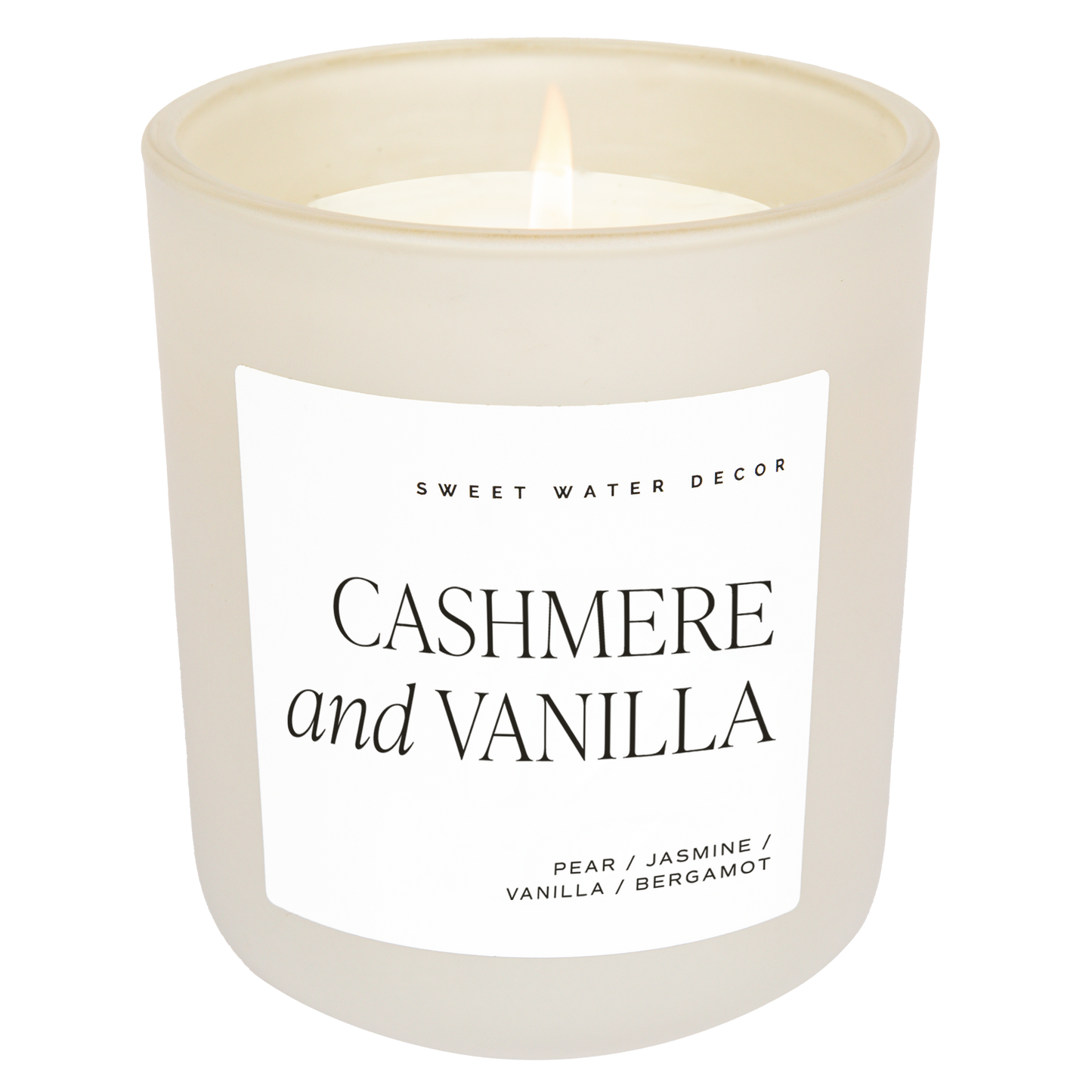 Avelena | Cashmere und Vanille-Sojawachs-Kerze, Tan Mattglas 15Oz