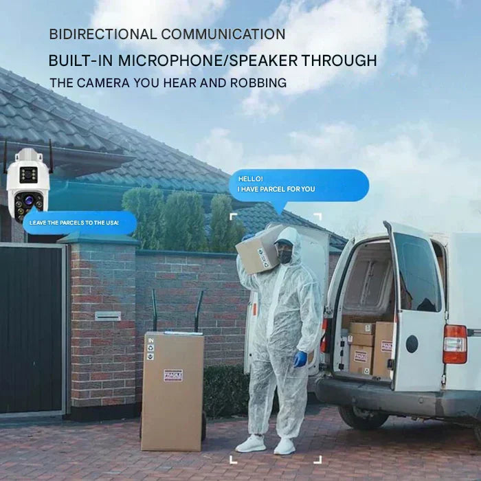 Avelena | DualGuard | 4K Sicherheitskamera mit Solarpanel