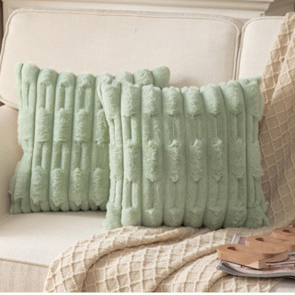 Avelena | Calm Weave Plüsch Kissenbezug