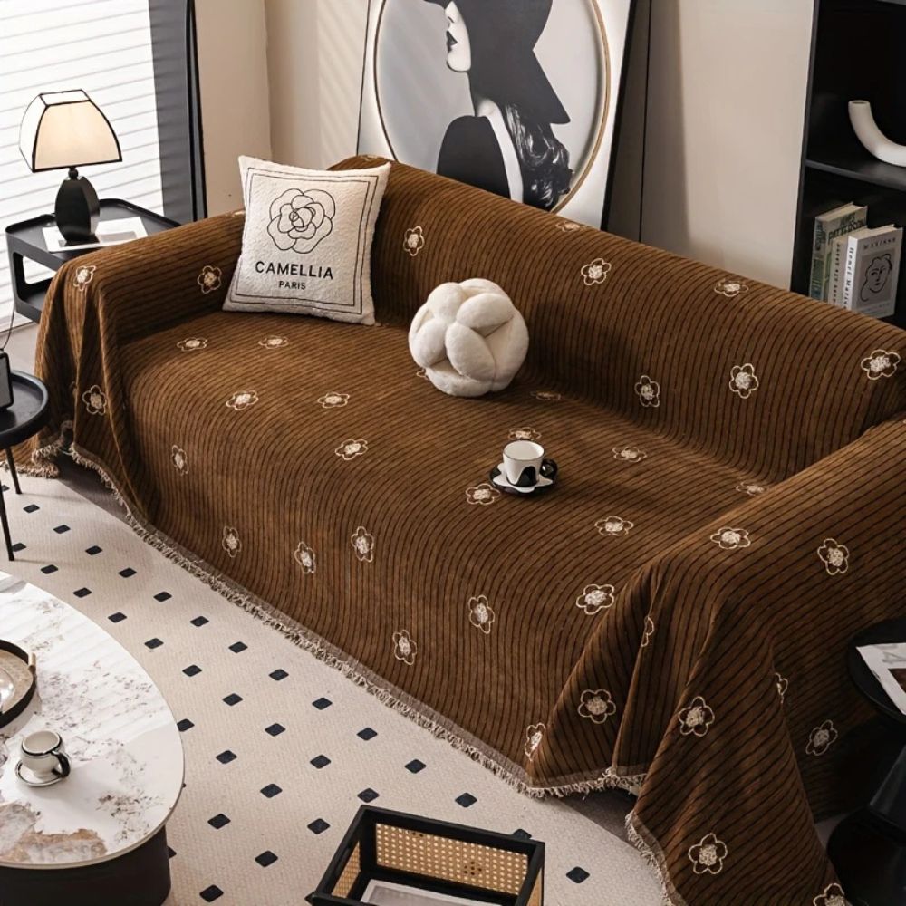 Avelena | Camellia Bloom Sofaüberwurf