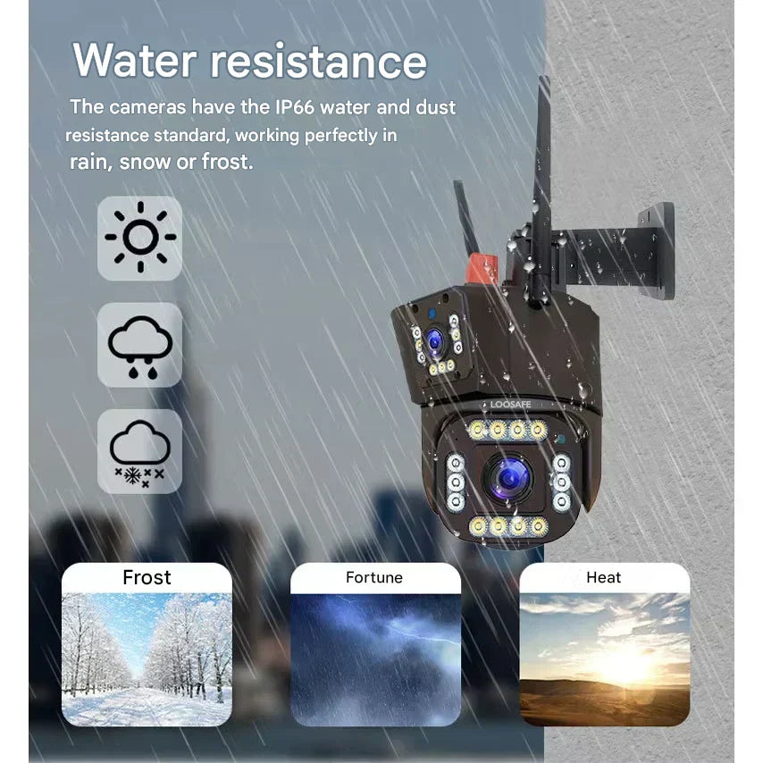 Avelena | DualGuard | 4K Sicherheitskamera mit Solarpanel