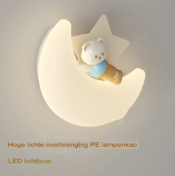 Avelena | Wandleuchte Mond | Sanfte Beleuchtung | Hochwertige Qualität - Noram