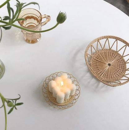 Avelena | Cube Sojawachs Weiße Kerze