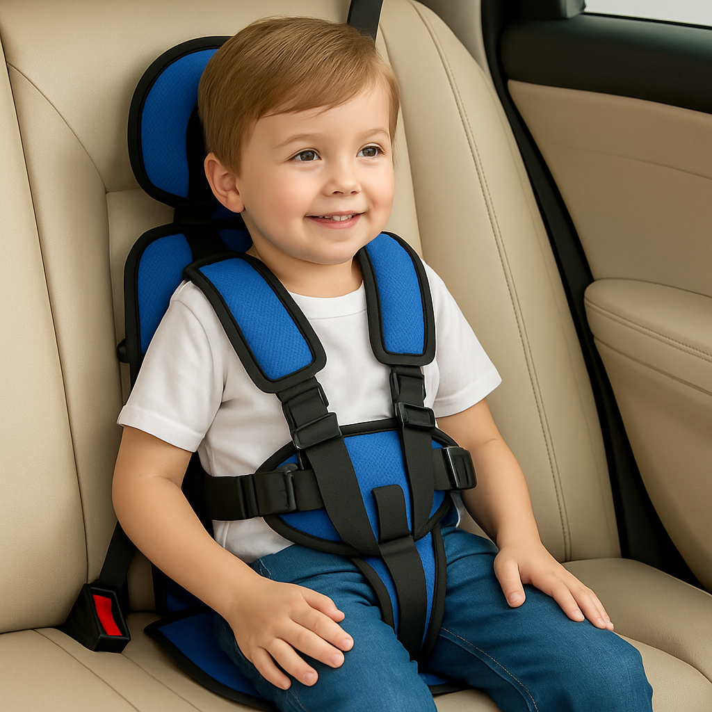 Avelena | Travel Car Seat Portable Toddler Booster Safety Compact Harness Foldable