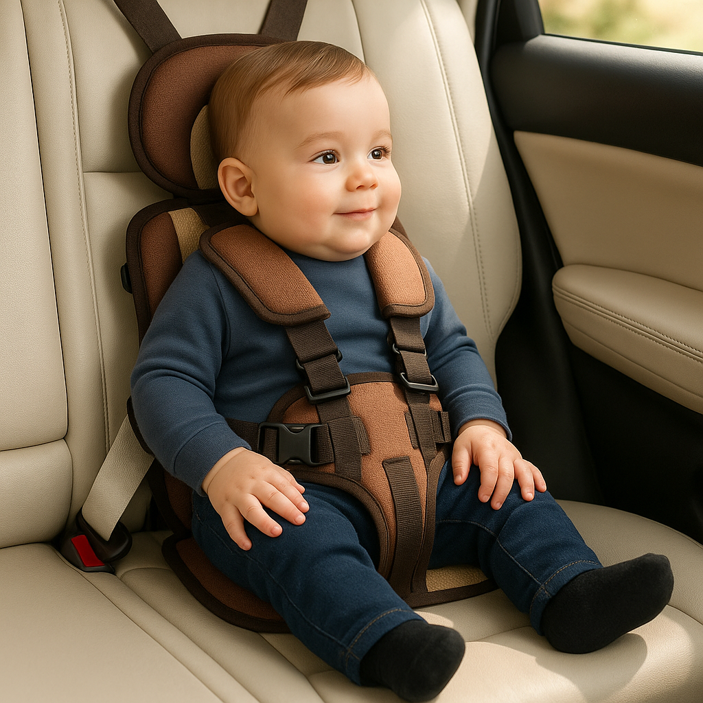 Avelena | Travel Car Seat Portable Toddler Booster Safety Compact Harness Foldable
