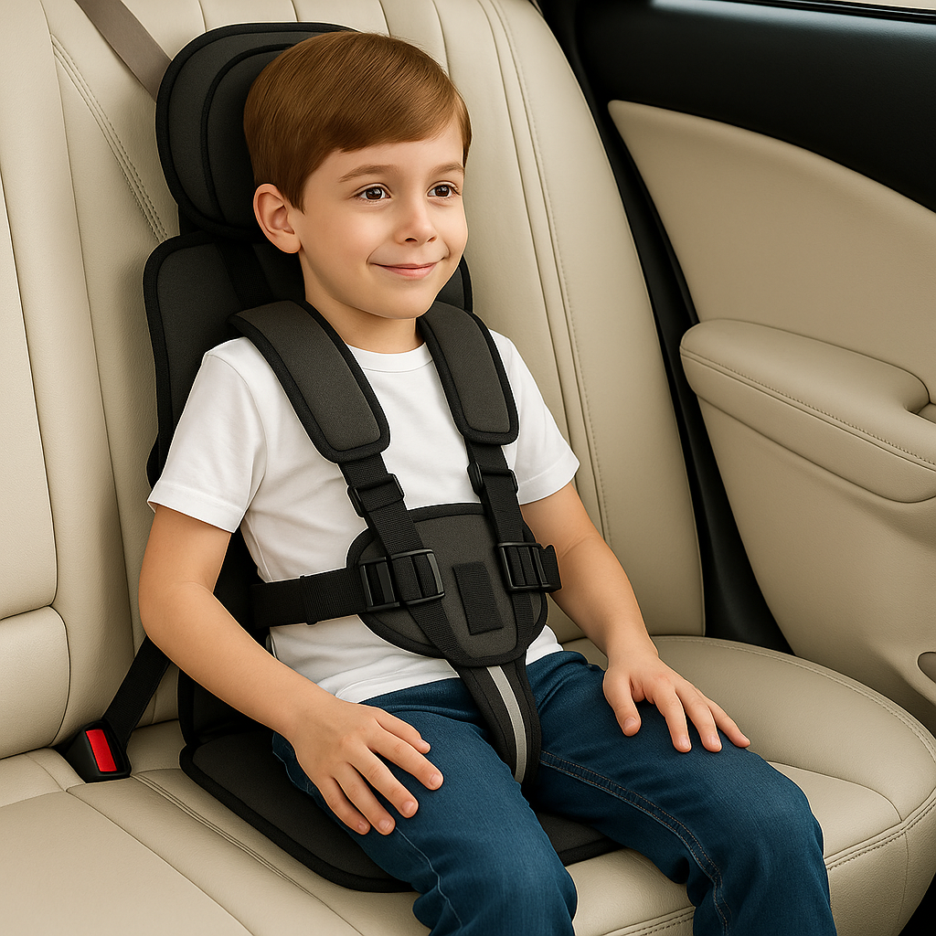 Avelena | Travel Car Seat Portable Toddler Booster Safety Compact Harness Foldable