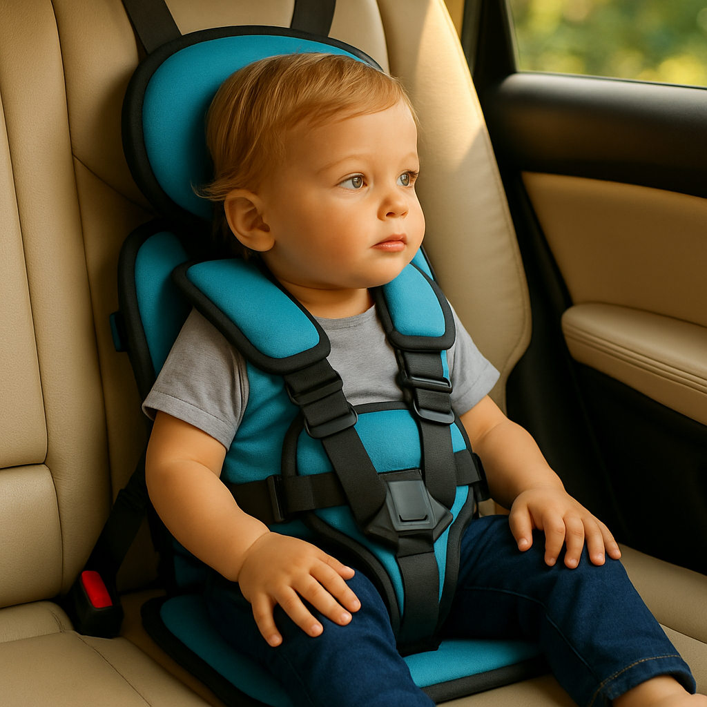 Avelena | Travel Car Seat Portable Toddler Booster Safety Compact Harness Foldable