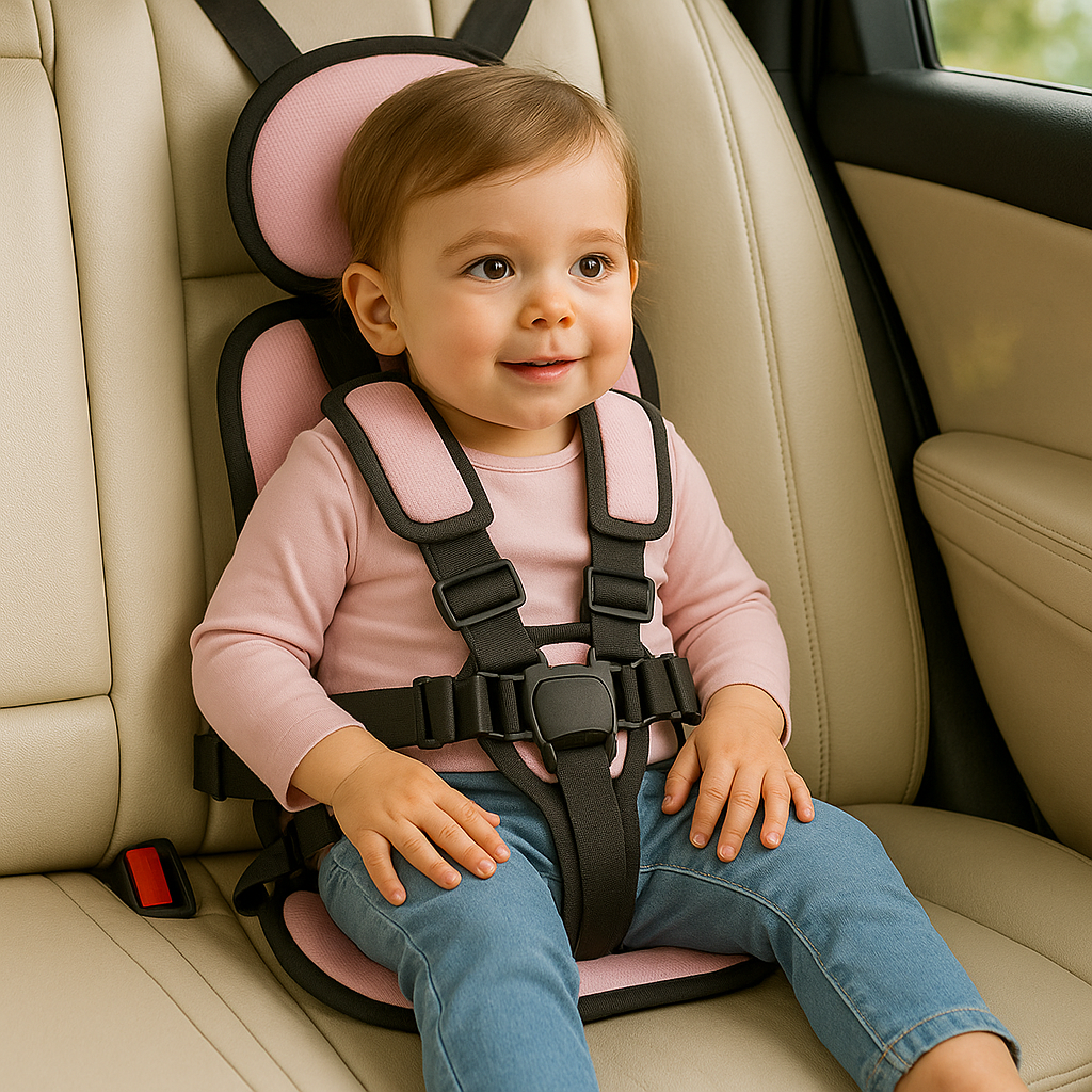 Avelena | Travel Car Seat Portable Toddler Booster Safety Compact Harness Foldable