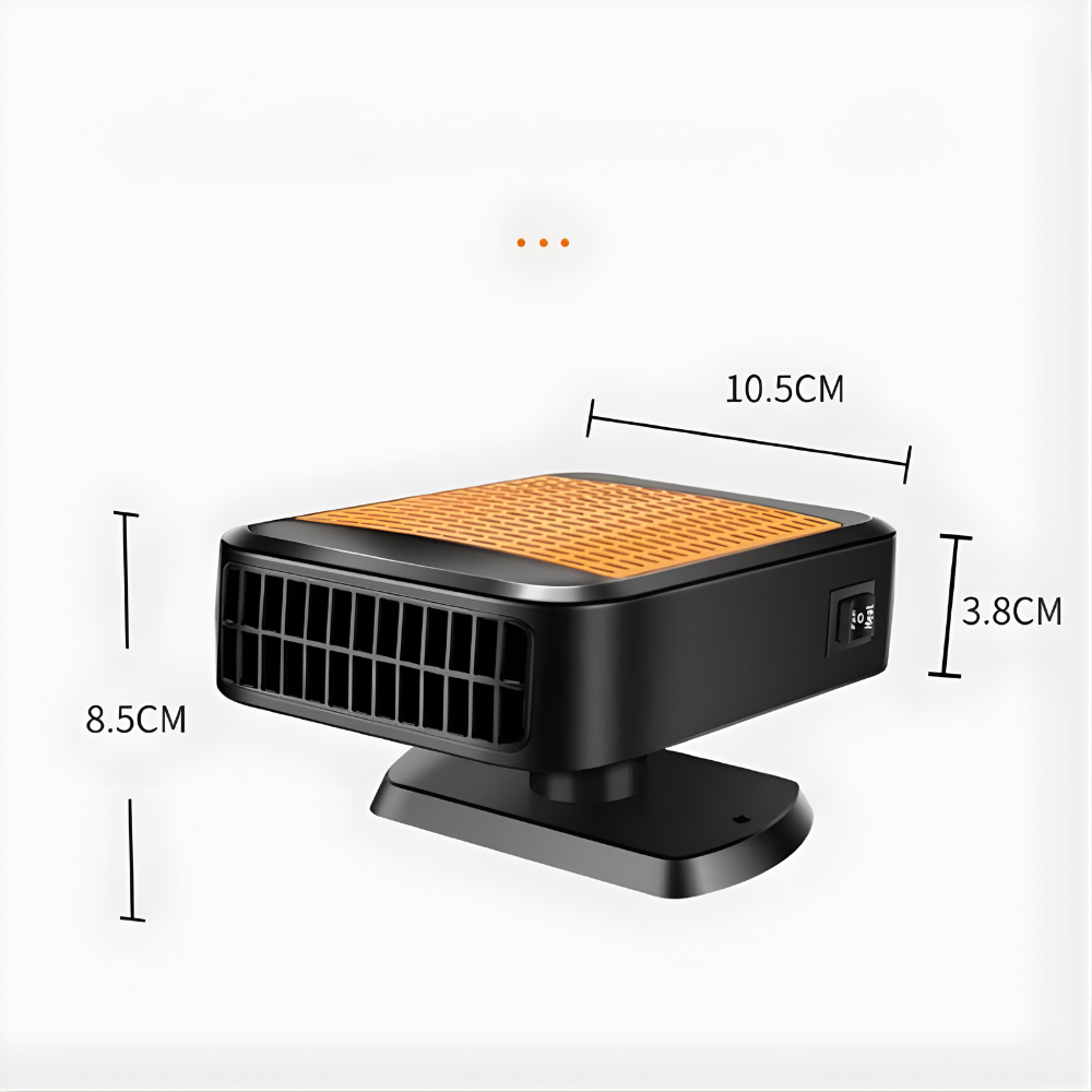 Avelena | Car Heater Defroster 12V Portable Windshield Fan Rapid Demist