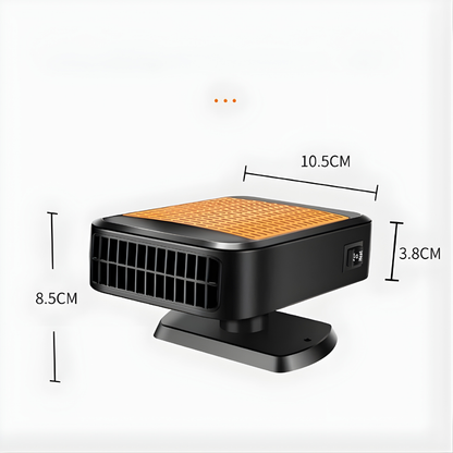 Avelena | Car Heater Defroster 12V Portable Windshield Fan Rapid Demist