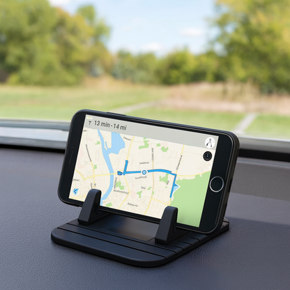 Avelena | Car Phone Holder Universal Non-Slip Dashboard Silicone Suction Mount