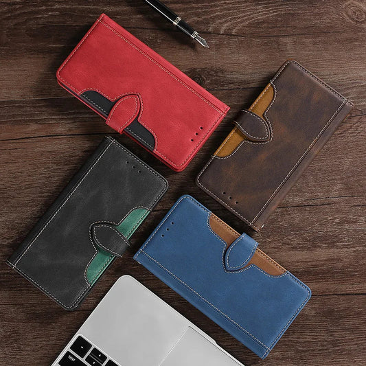 Avelena | Wallet Magnetische Flip-Lederhülle für iPhone