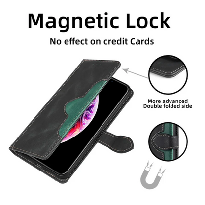 Avelena | Wallet Magnetische Flip-Lederhülle für iPhone