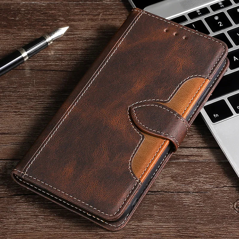 Avelena | Wallet Magnetische Flip-Lederhülle für iPhone