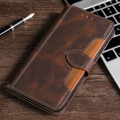 Avelena | Wallet Magnetische Flip-Lederhülle für iPhone
