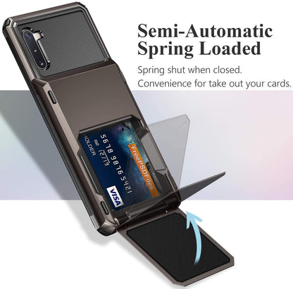Avelena | Stoßfeste Brieftaschenhülle für Samsung Galaxy S