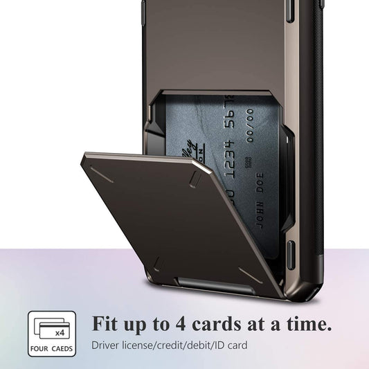 Avelena | Stoßfeste Brieftaschenhülle für Samsung Galaxy S