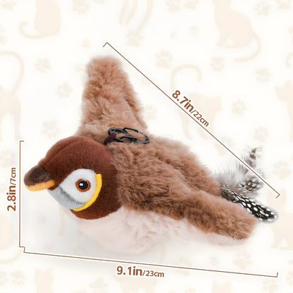 Avelena | Cat Toy Plush Bird Chirping Sound