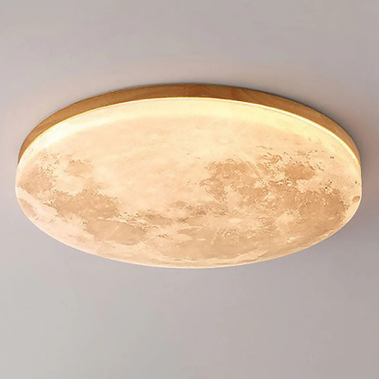 Avelena | Ceiling Light 3D Moon LED Dimmable Metal Bedroom Fixture