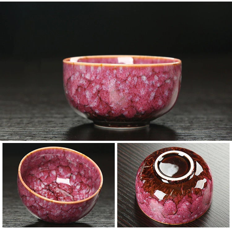 Avelena | Keramisches Gaiwan-Set kuai ke Teeset Camping Kung Fu Teeset 1 Teekanne 1 Tasse Reise-Teekanne Kaffeetasse Wasserbecher Bürokessel Trinkgeschirr