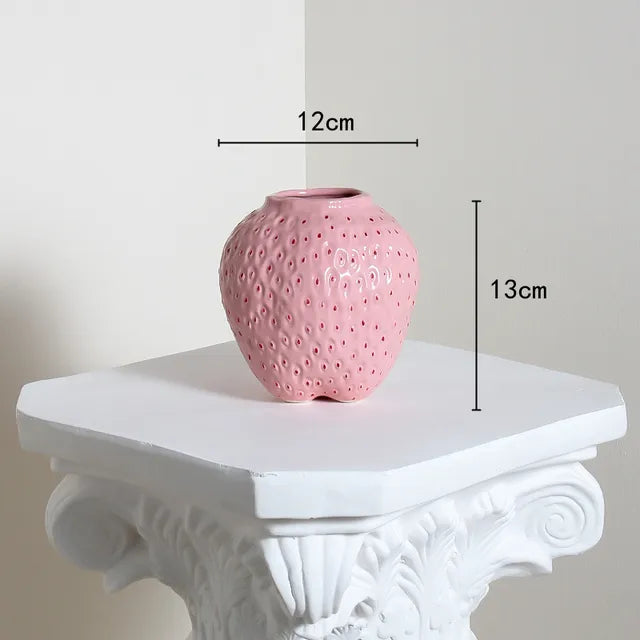 Avelena | WhimsyBerry - Keramikvase Erdbeere