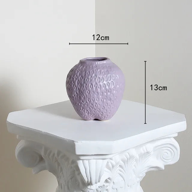 Avelena | WhimsyBerry - Keramikvase Erdbeere