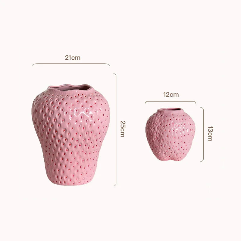 Avelena | WhimsyBerry - Keramikvase Erdbeere
