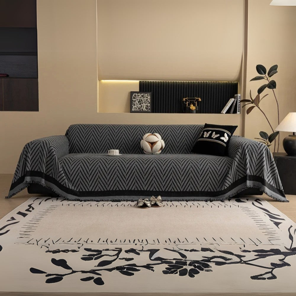 Avelena | Chevron Herringbone Quast Sofaüberwurf