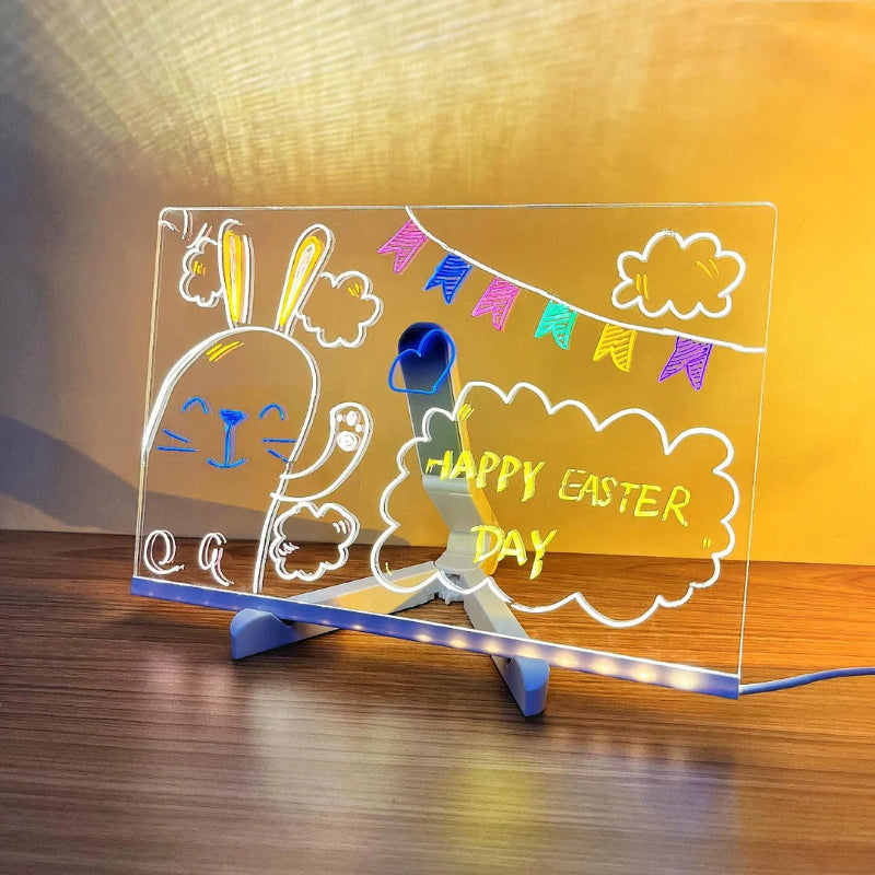 Avelena | Kinder LED Notiztafel mit Farben