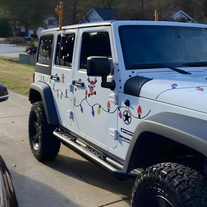 Avelena | Christmas Reflective Magnet Bulb Decorations