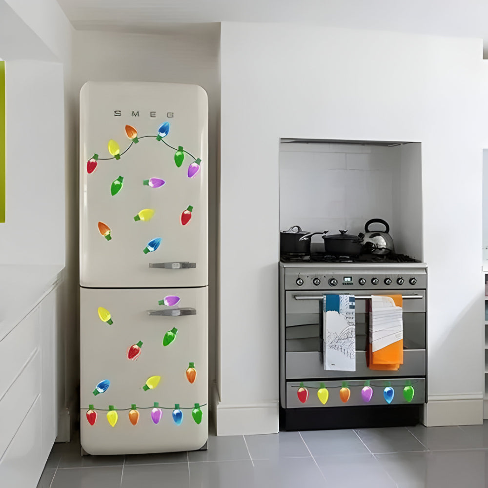 Avelena | Christmas Reflective Magnet Bulb Decorations