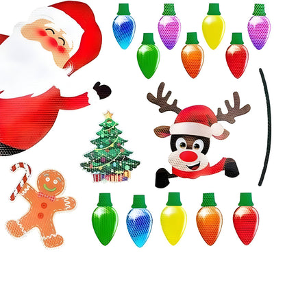 Avelena | Christmas Reflective Magnet Bulb Decorations
