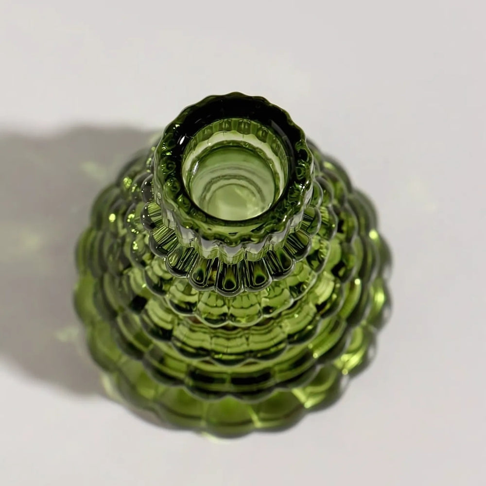 Avelena | Weihnachtsbaum Glas Kerzenhalter | 3er Set