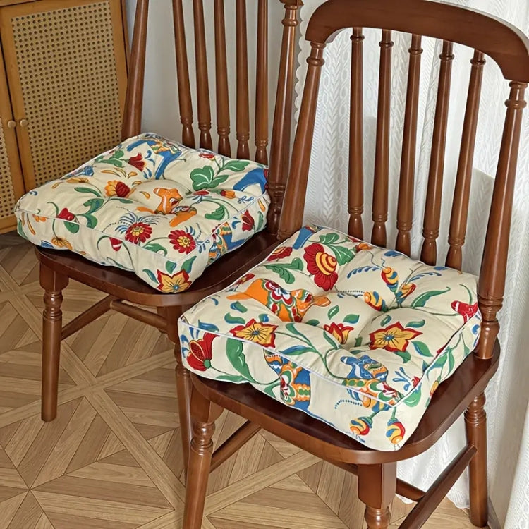 Avelena | Bohemian Klassisches Quadratisches Stuhlkissen