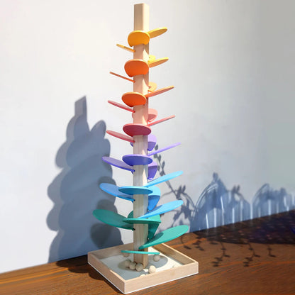 Avelena | Interaktiver Regenbogen Marmor Klangbaum