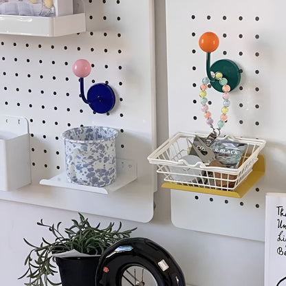 Avelena | Bunte Magnetische Holzballhaken Haushaltsaufbewahrung