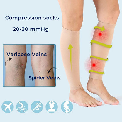 Avelena | CircuEase Kompressionsstrümpfe | Weiches, hoch elastisches Design für Muskelregeneration und Kreislaufverbesserung für Berufstätige auf den Beinen