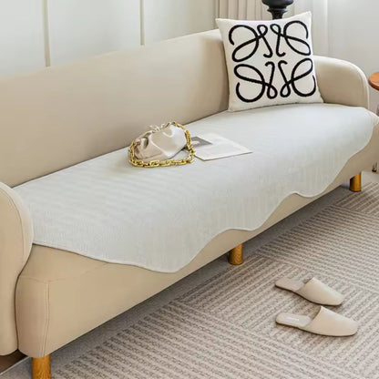 Avelena | Ganzjahres-Einfarbige Kontur Passform Sofabezug