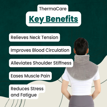 Avelena | CalmWrap | Wärmewickel für Nacken & Schultern – Schnelle Schmerzlindung