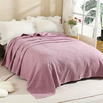 Avelena | Baumwolle Nest Waffel Sommerdecke