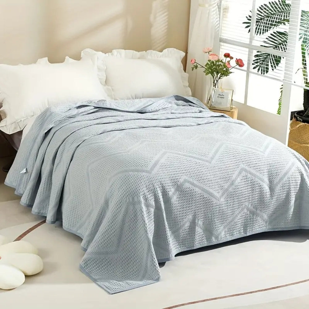Avelena | Baumwolle Nest Waffel Sommerdecke