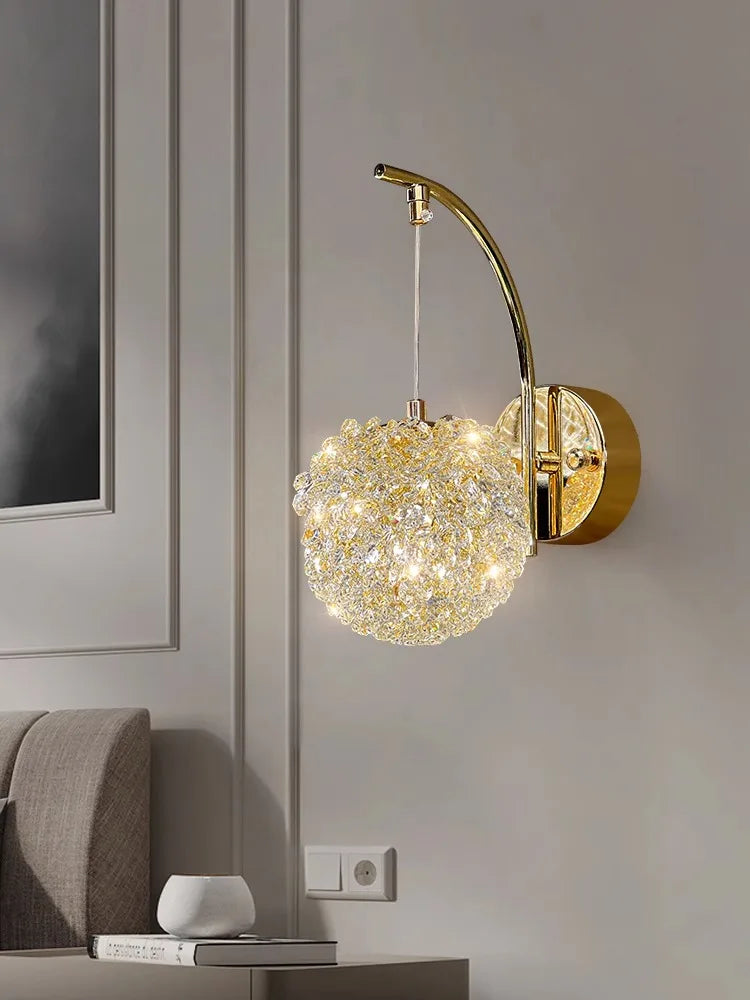 Avelena | Luxus Wandleuchte aus Kristall Raffinierte Beleuchtung für Dein Interieur
