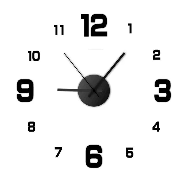 Avelena | Diy Wanduhr rahmenlos lautlos 3D Design